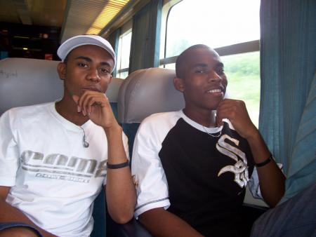 Tra et moi dans le train